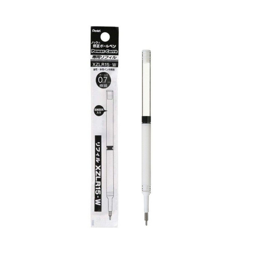 

Pentel Power Corre Refill Fine Liquid Correction Pen 0.7mm XZLR15-W