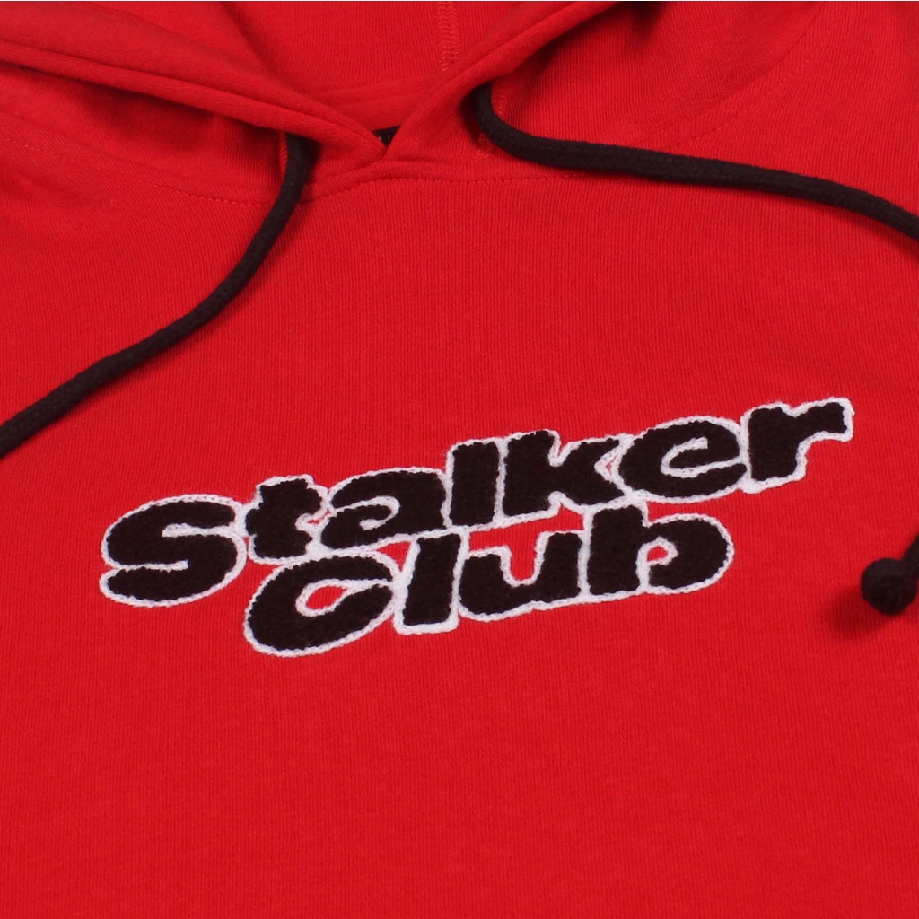 Stalker Sweater Hoodie - Embroidery Red