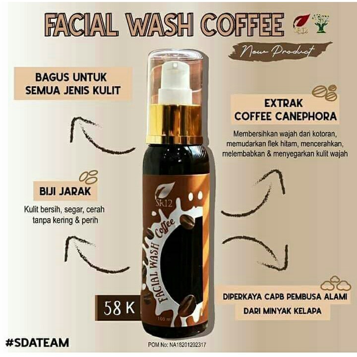 

Facial wash coffee Sr12
