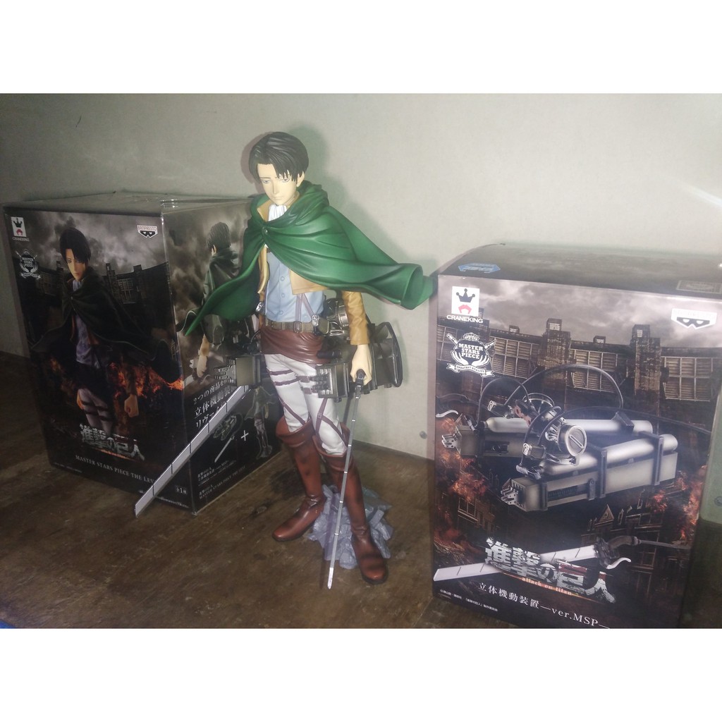 Levi Ackerman - BIB, Master Star Piece, (MSP) - ORIGINAL Asia Ver - Action Figure Shingeki no Kyojin