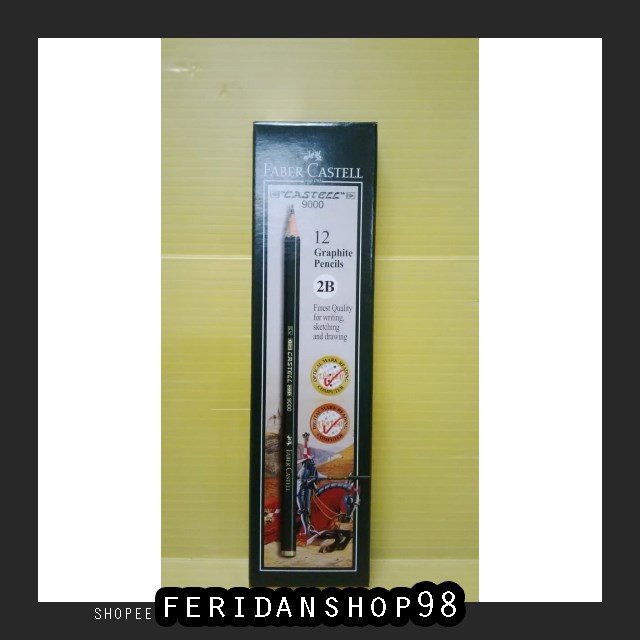 

FS314 PENSIL PENSIL FABER CASTELL ATK 2B PACK 12 PCS BY FERIDANSHOP98