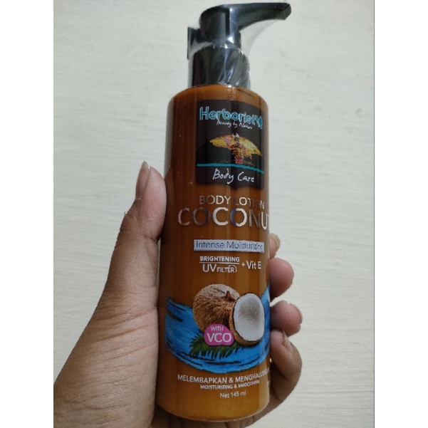 Jual Herborist Body Lotion Coconut 145ml Shopee Indonesia