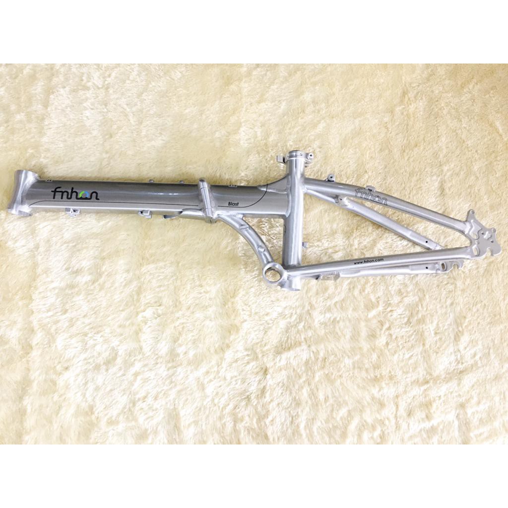 Frame Fork Fnhon Blast Silver Electric Chrome Very Rare Titanium Discbrake Db Disc 20 Inch Original