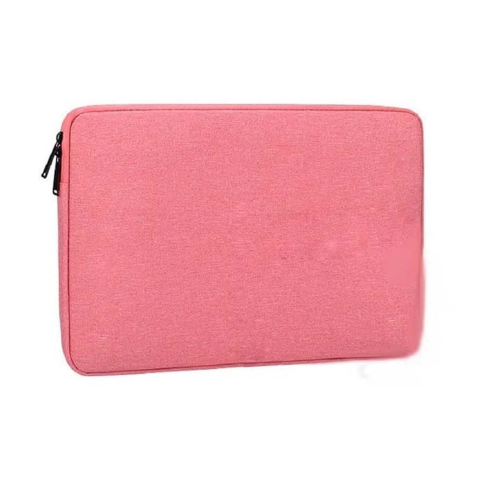 Tas Laptop Softcase Waterproof Nylon High Quality 14 15 inch - pink