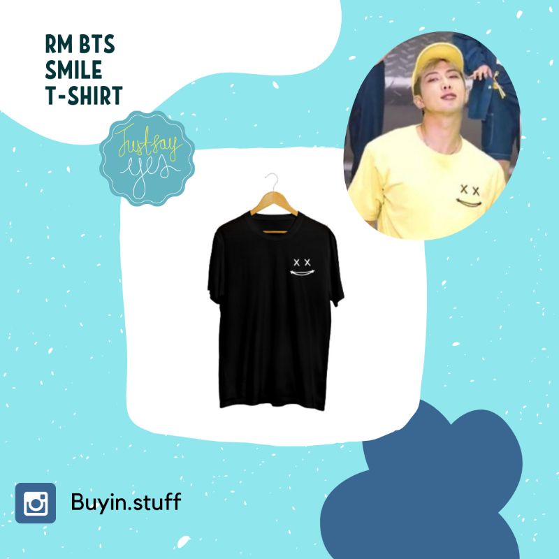 RM BTS SMILE FOR ME T-SHIRT