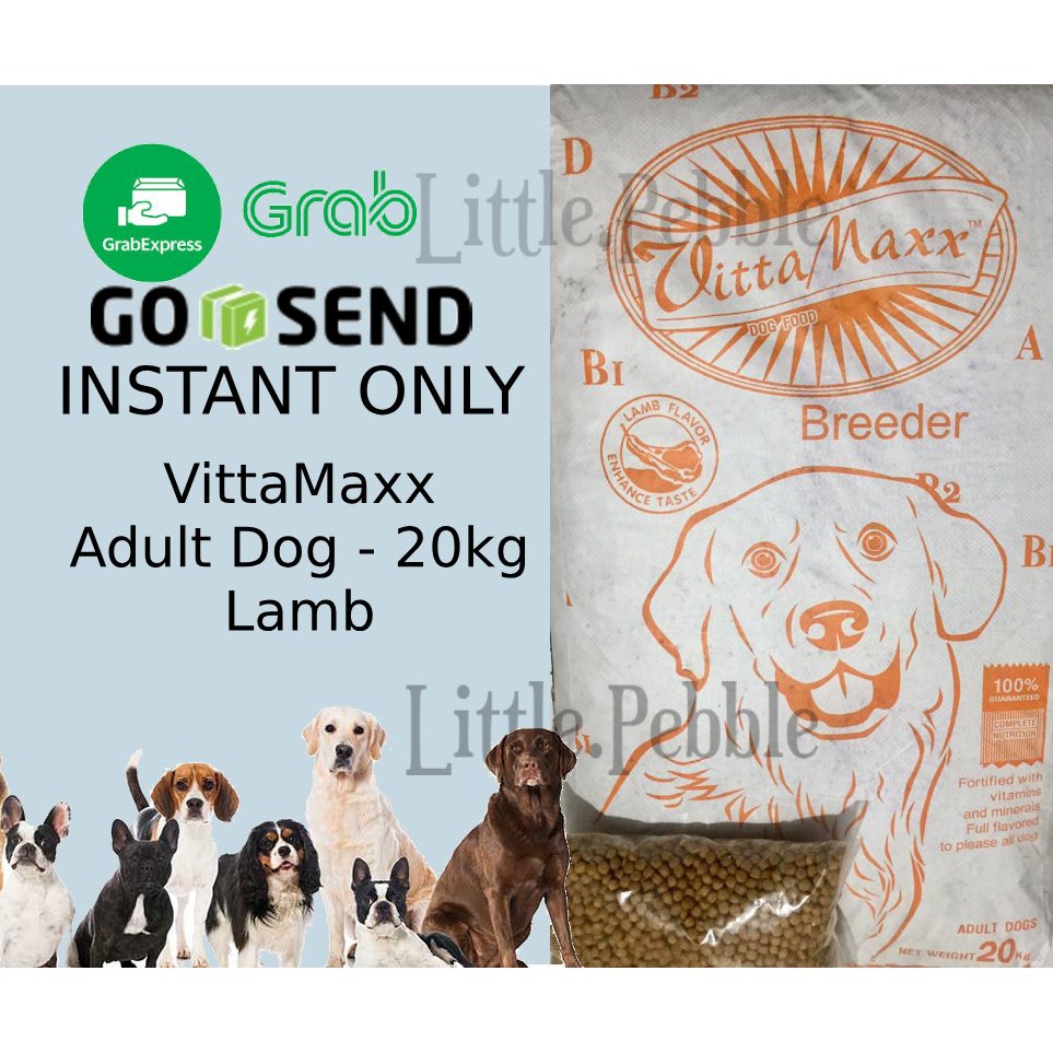 GOSEND INSTANT ONLY - vittamaxx dog 20kg- chicken/lamb