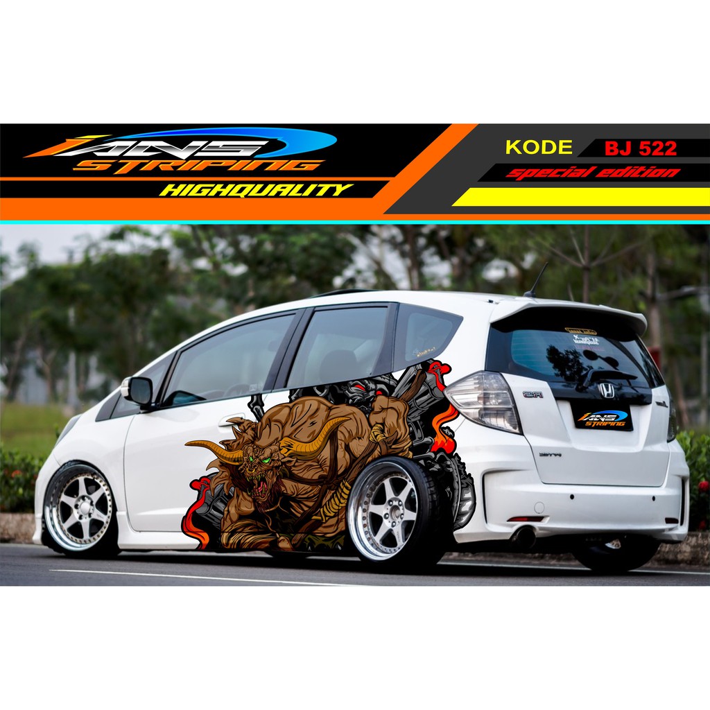 STICKER MOBIL JAZZ / STICKER MOBIL BRIO / STICKER MOBIL SEDAN / STICKER MOBIL TOYOTA / DECAL STICKER