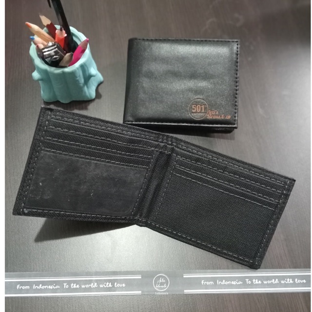 DOMPET BAGUS TAPI MURAH‼️[grosir tersedia] bahan kulit PU lokal model lipat dua dari anton hilmanto #dompet #dompetpria #dompetkeren #shopee1010