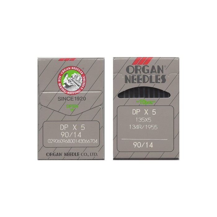 Jarum Organ/Organ Needles DPx5 (Mesin Jahit Industri &amp; Garmen)