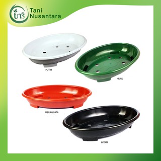  Pot  Bonsai Oval  Plastik  Hitam 08 Shopee Indonesia