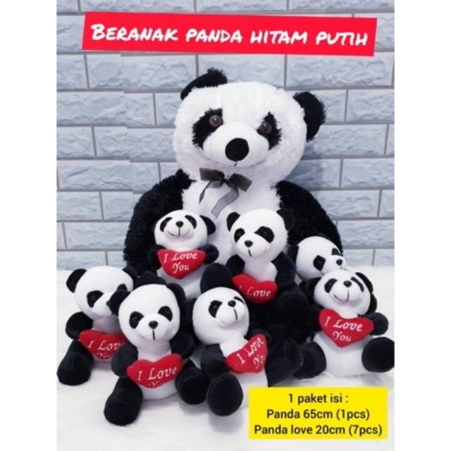 Boneka Beranak Panda / Teddy Bear Panda