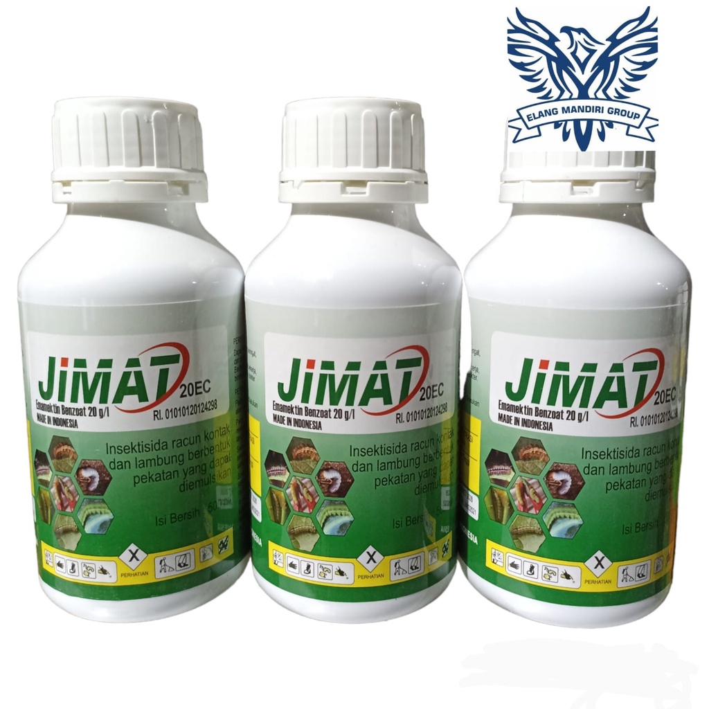 Insektisida Jimat 20EC 500ml Bahan Aktif Emamektin Benzoat 20g/l Emacel ulate PT Yanno Agro Science Indonesia