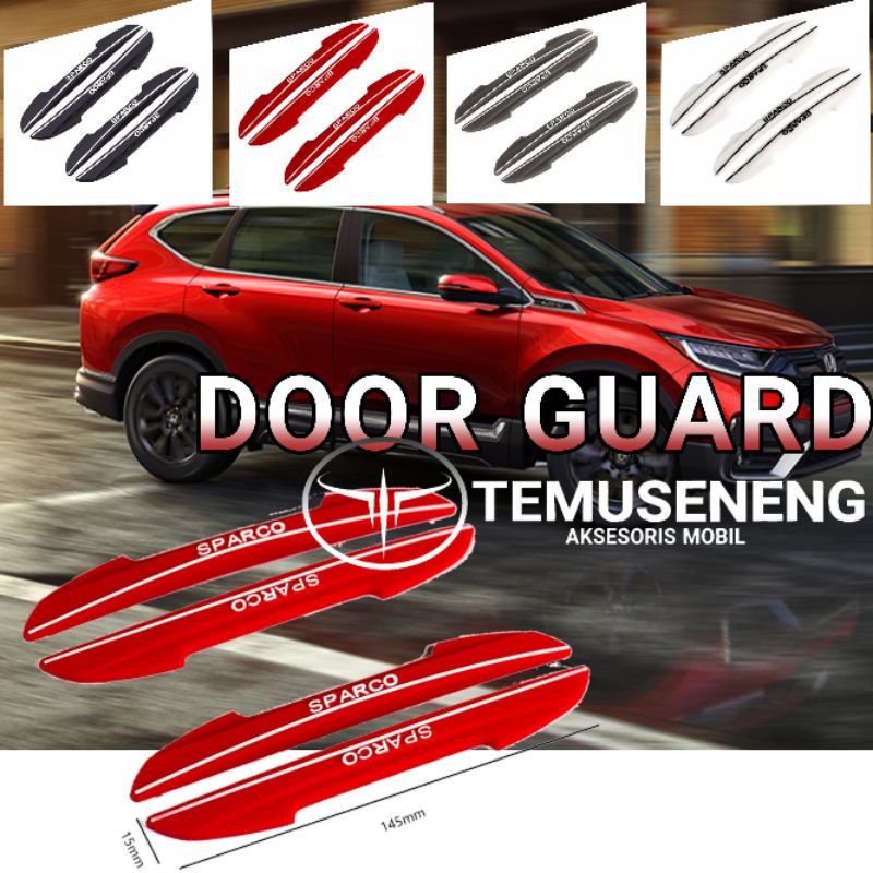 1Set Door Guard Karet Pengaman Silikon Pintu Mobil Panjang 15 Cm