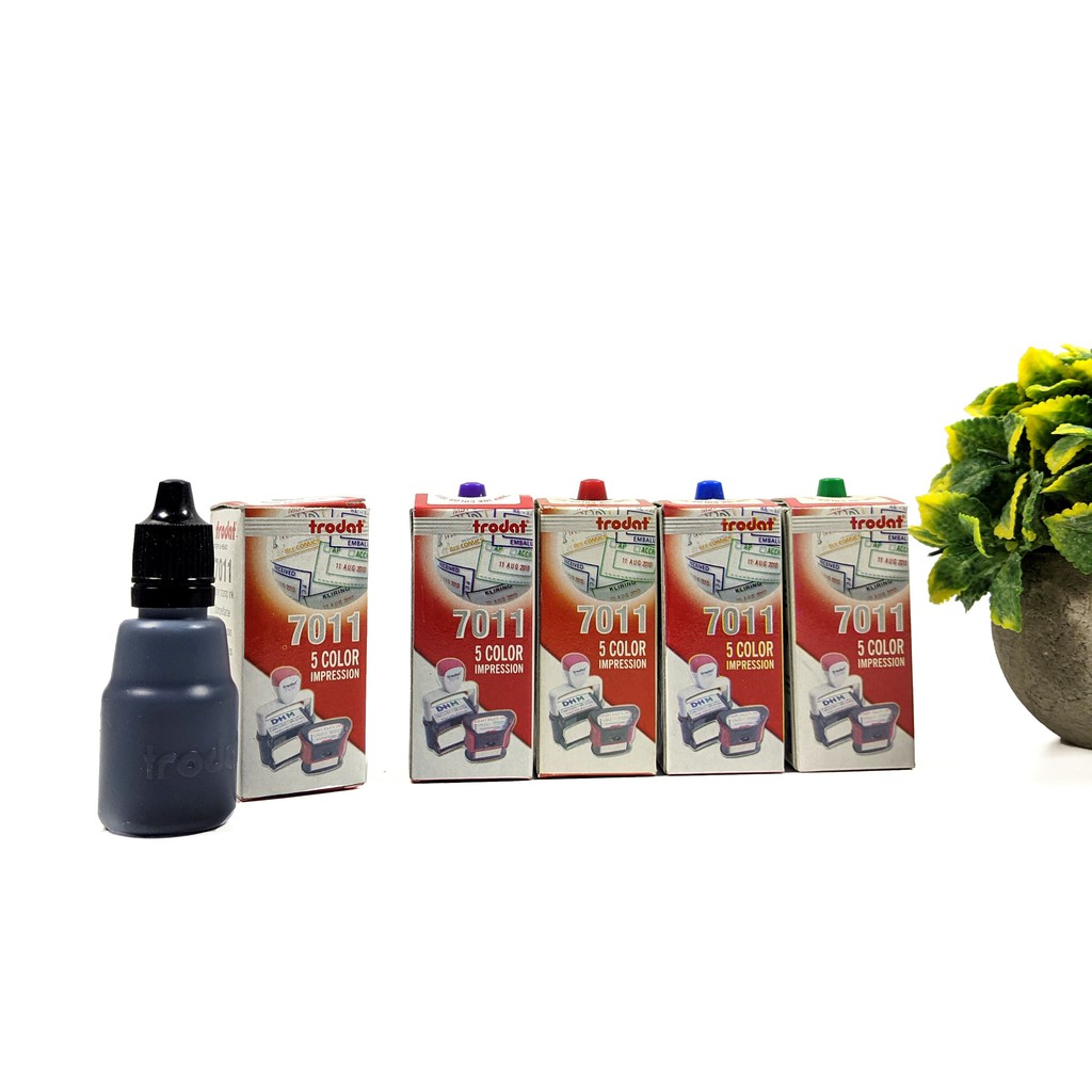 Jual Tinta Stempel Trodat / Stamp Pad Ink Trodat 7011 / Refill Tinta