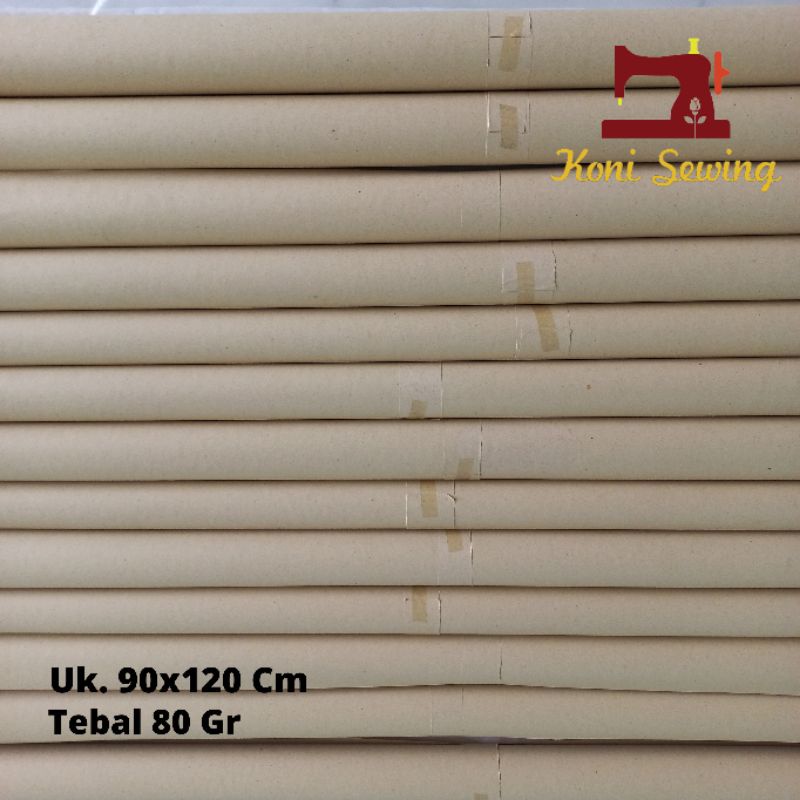 

Kertas Samson Coklat 80 gr uk 90x120 Cm Kertas Pola Baju Kertas Kraft Serbaguna