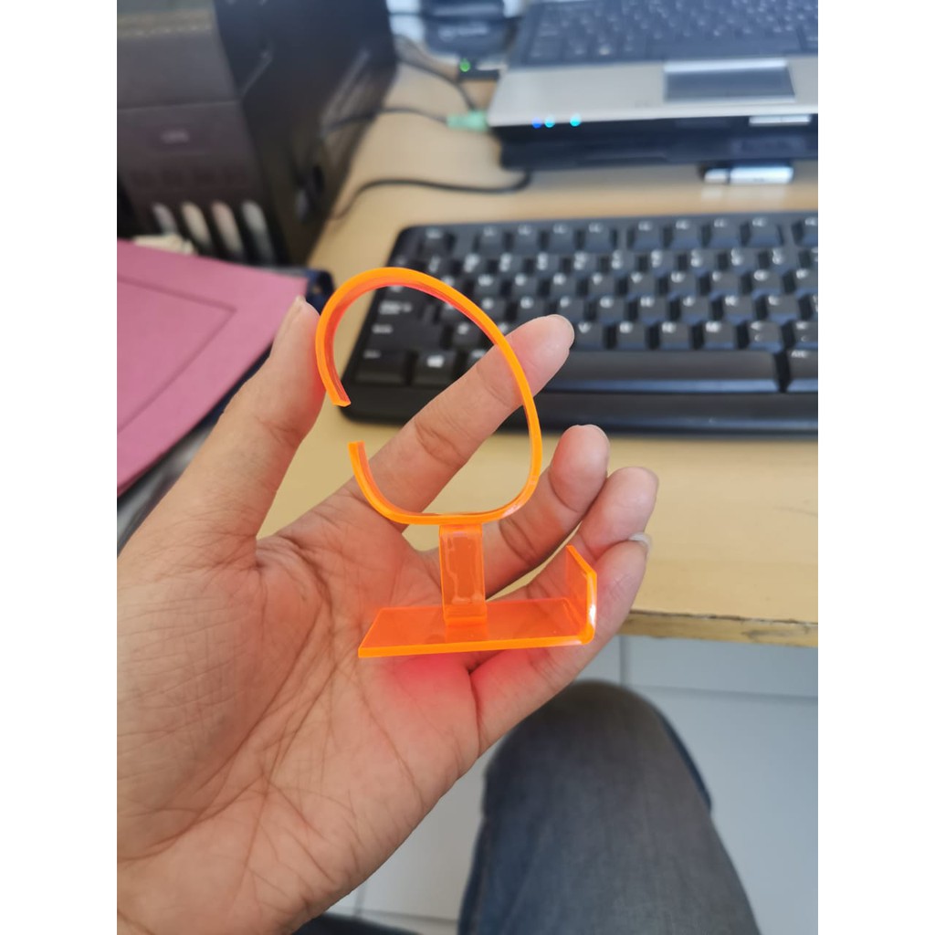 Display pajangan standing watch rak tempat dudukan mika Akrilik Acrylic cangkang jam tangan-6