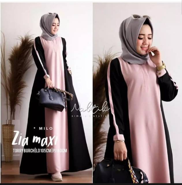 Baju gamis Zia Maxi dress-2