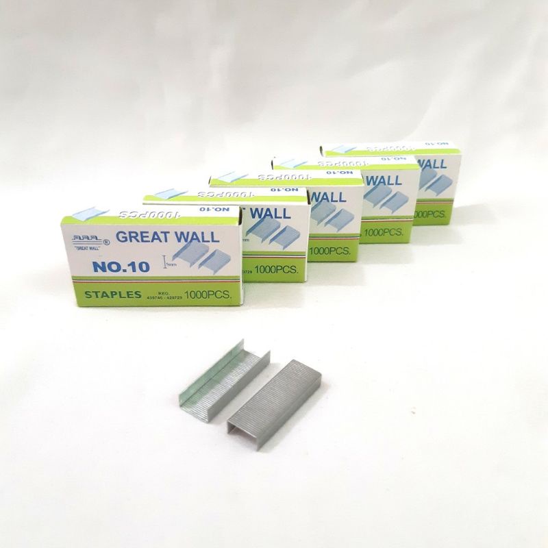 1 PAK ISI STAPLES GREAT WALL MURAH