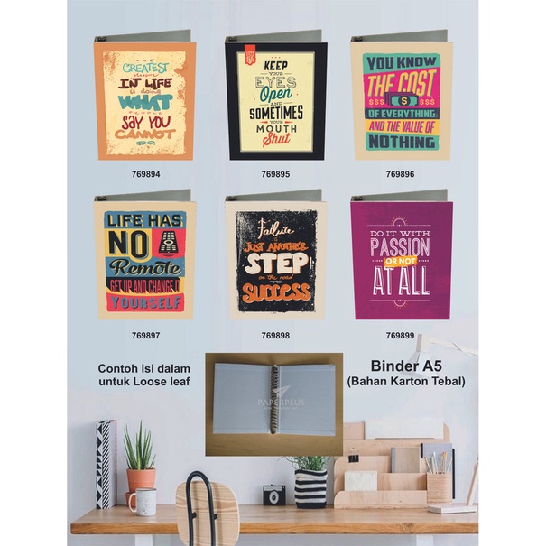

Binder A5 / Binder Note A5 / Typography / Set 2828