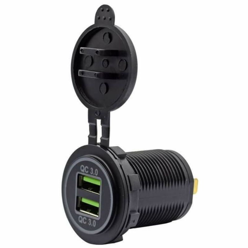 Charger 2 usb mobil motor fast charging mmna
