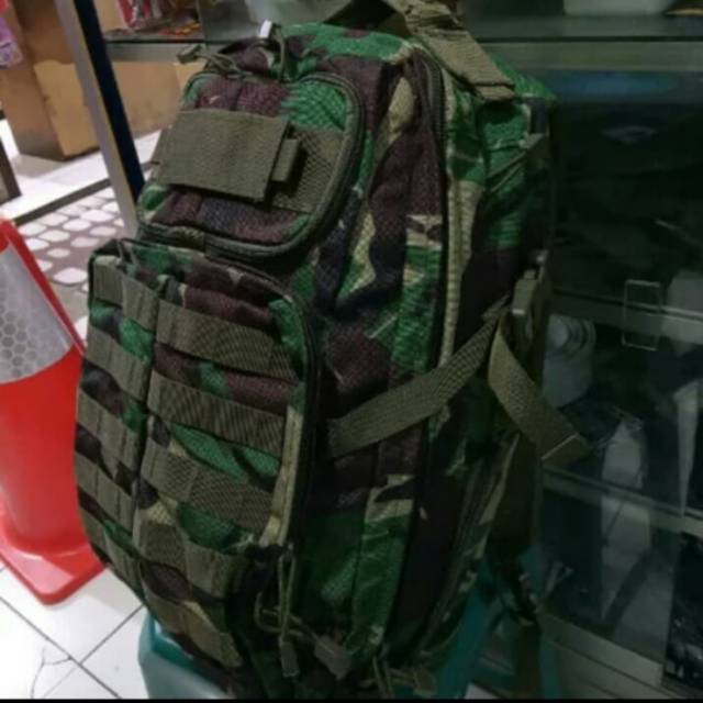 Tas ransel loreng/tas punggung tni/tas jatah tni murah bandung