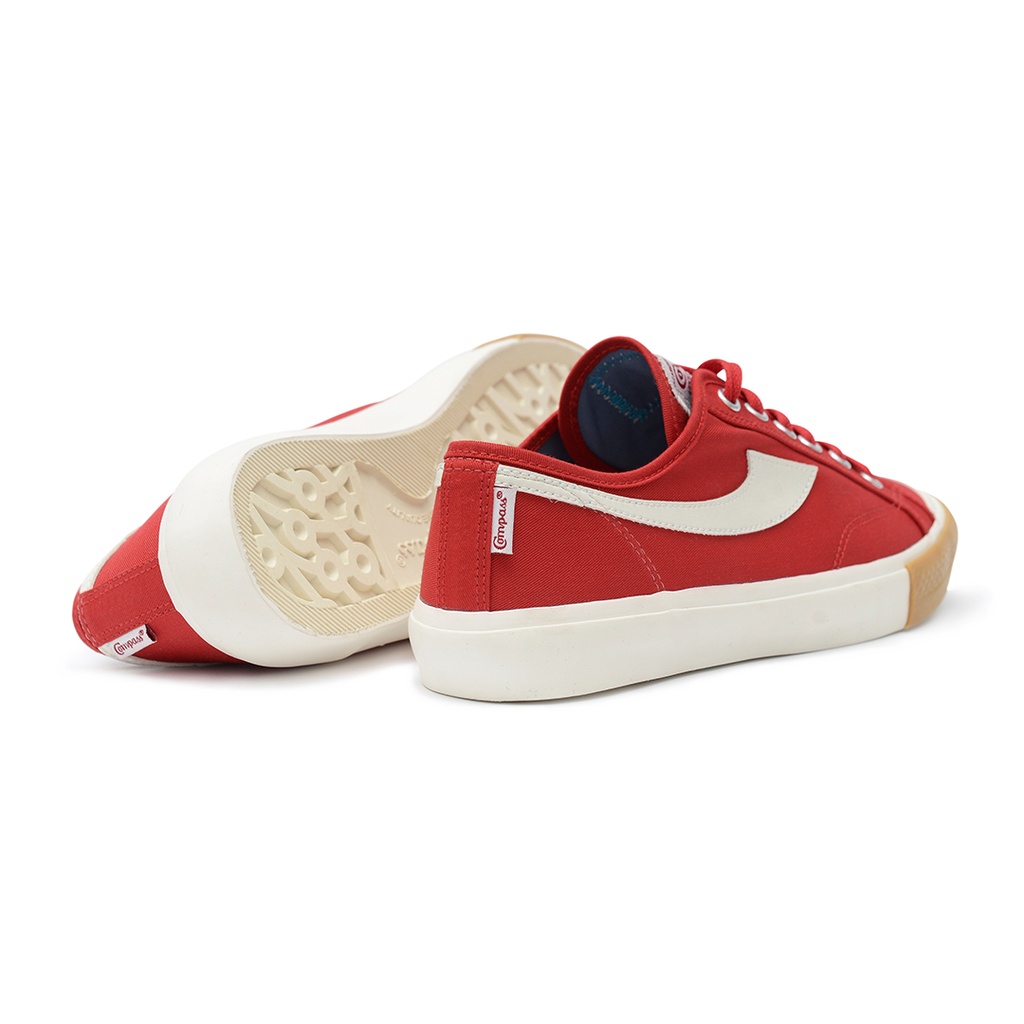 Sepatu Compass Gazelle Series Hi Low Red Gum Colour-8