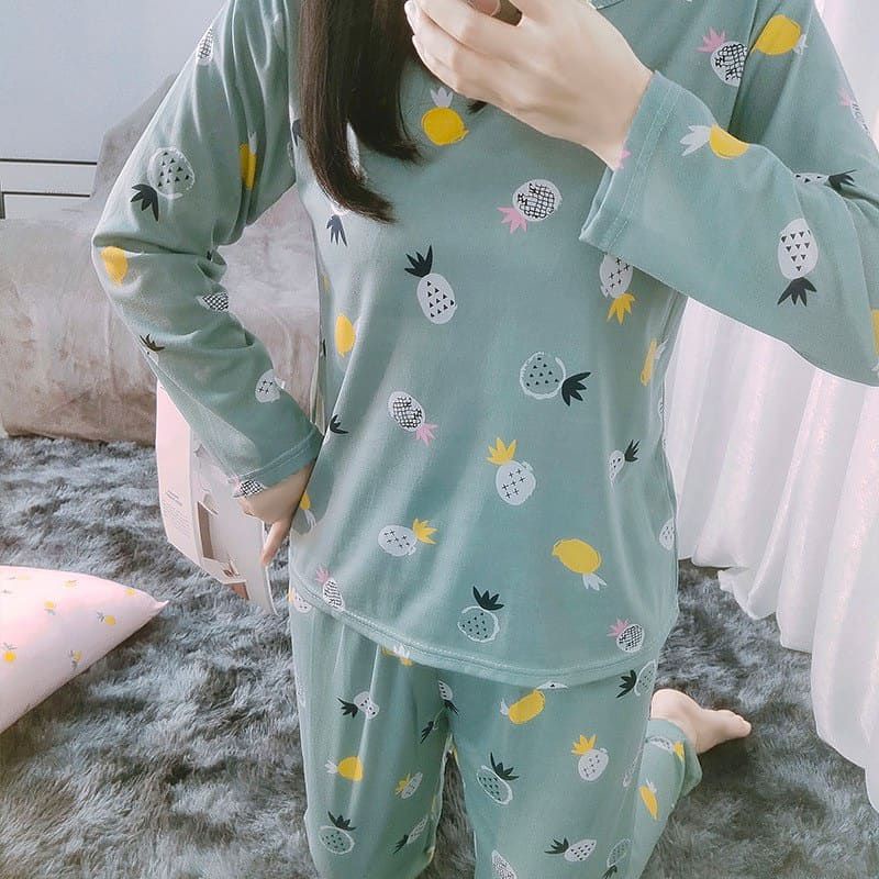 [MERCIEL.CO] - Set Piyama Lengan Panjang Celana Panjang