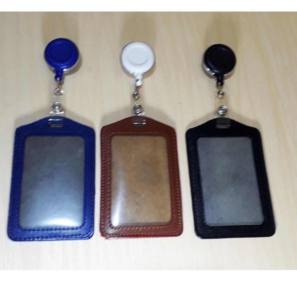 

XPBX GANTUNGAN YOYO PUTAR ID CARD-KULIT SINTESIS CARD HOLDER (Paket Murah) ✮ 35