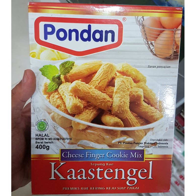 

PONDAN Cheese Finger Cookie Mix - Tepung Kue Kaastengel 400gr