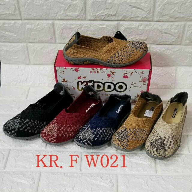 Sepatu Rajut KIDDO F 021 Flat ORIGINAL