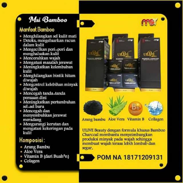 SABUN BAMBOO CHARCOAL MSI BATANG