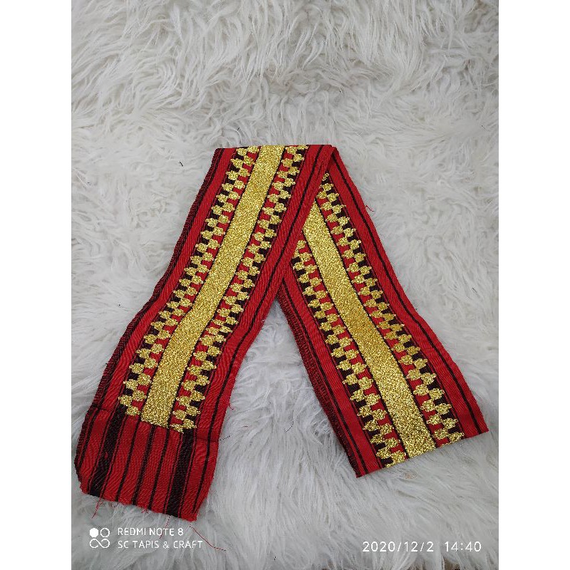 selempang tapis Lampung/ selendang tapis Lampung/ kain tapis Lampung/ Bisban tapis lampung