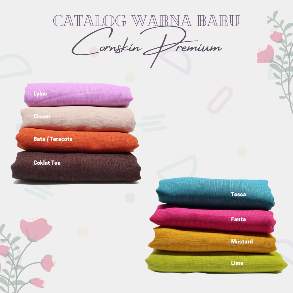 Jilbab Cornskin Premium