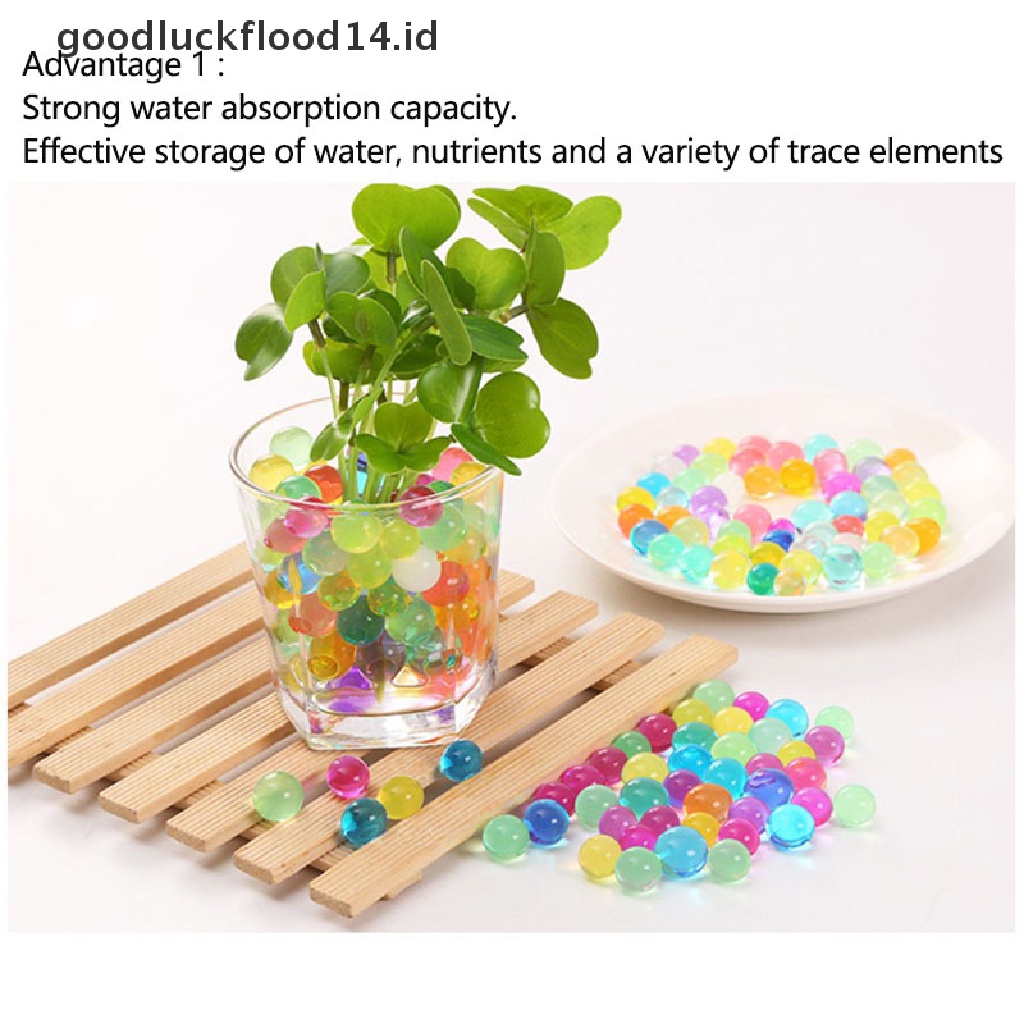 [OOID] 100 PCS Bubble Beads Water-absorbing Beads Crystal Mud Ocean Baby  Toys Colorful ID