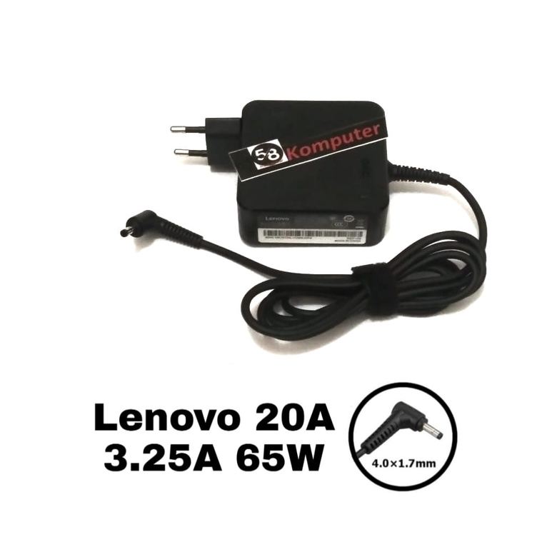 Charger Adaptor Laptop Lenovo Ideapad 100 100s-14 110 310 330s 510 510s 710s 720s 20V 3.25A 65W 4.0.1.7