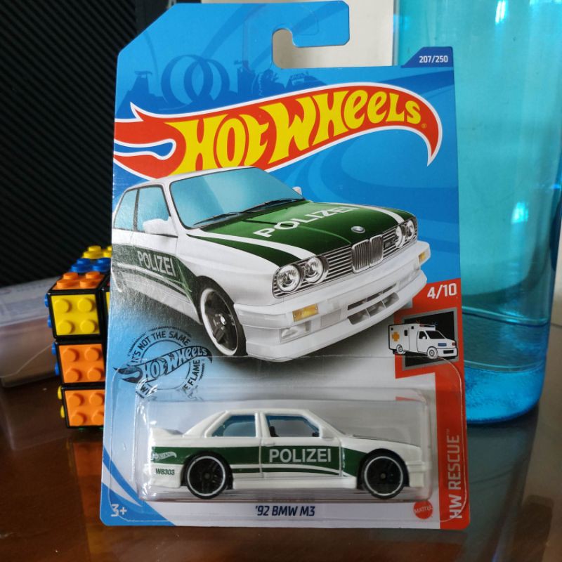 Hotwheels '92 BMW M3 spesial Polizei