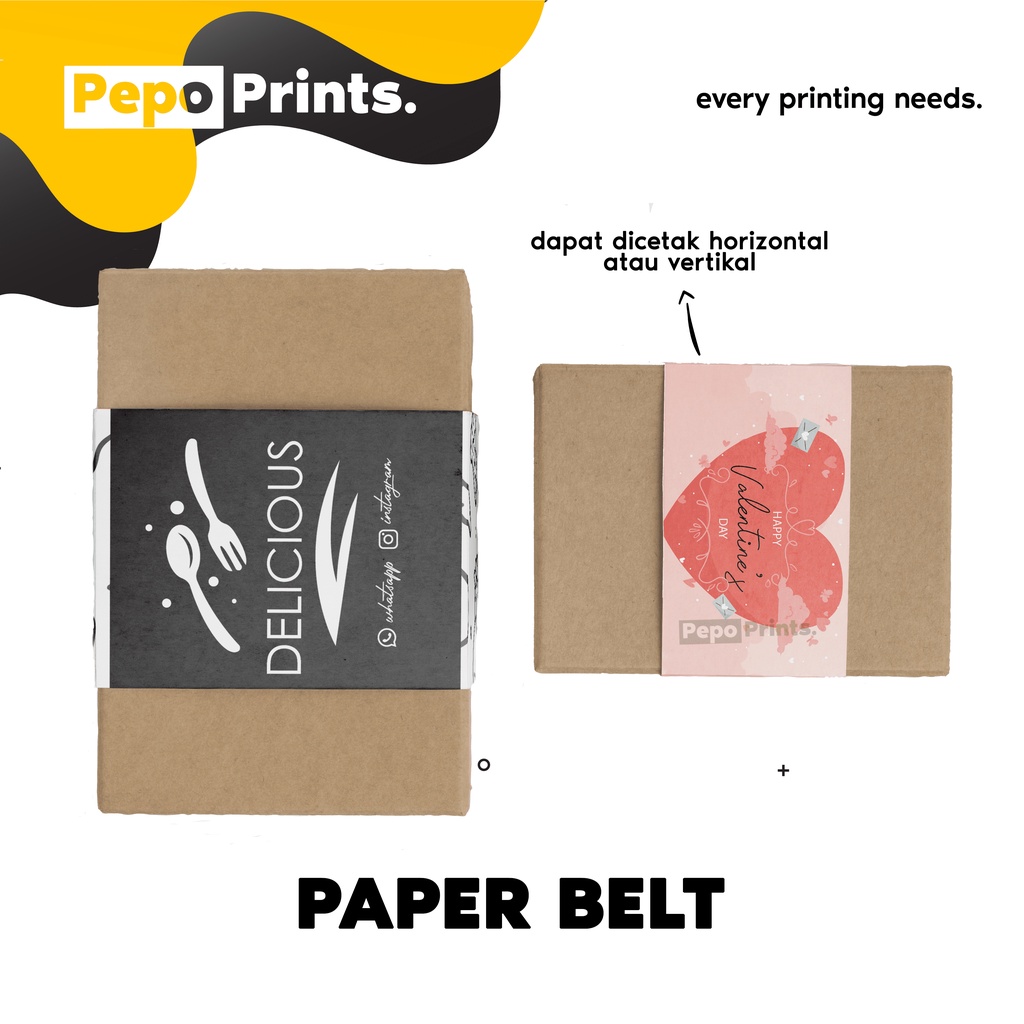 

Pepo - Paper Belt Kertas Packing Kotak Custom Murah