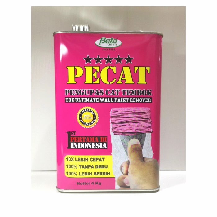 

Penghapus Cat Tembok Paint Remover Pecat 4Kg