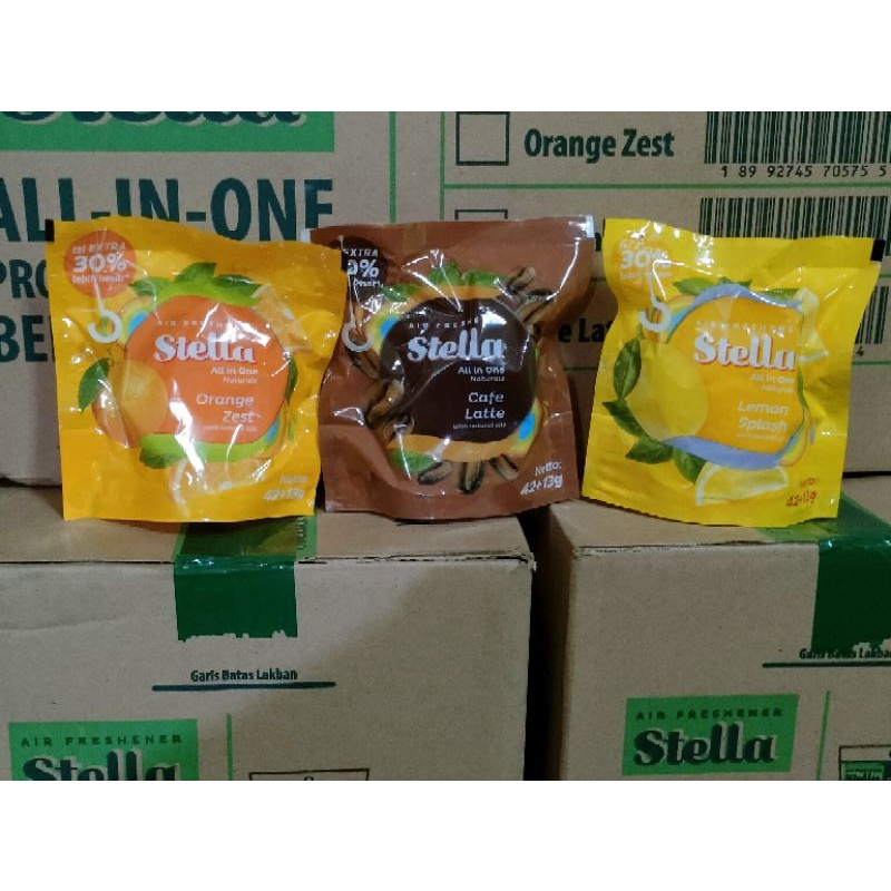 STELLA ALL IN ONE 42gr + 13 gr (55gr)KEMASAN BARU ISI LEBIH BESAR