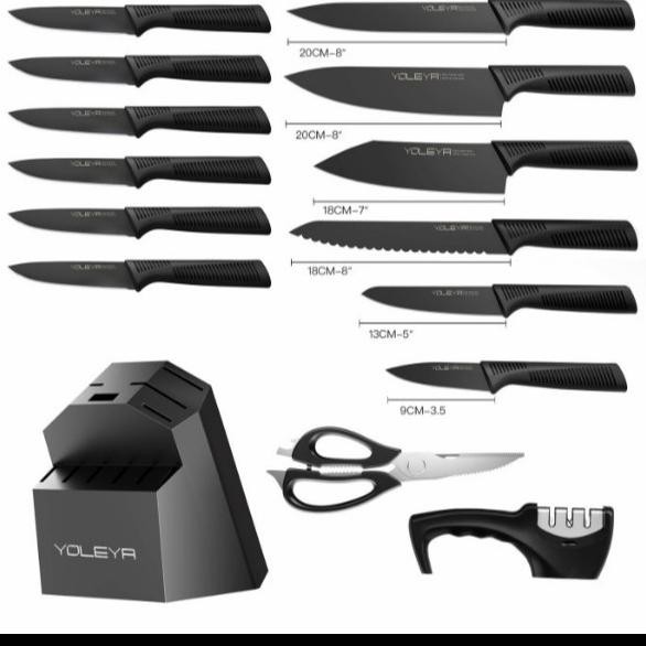 

AD0. YOLENA BLACK KNIVES SET 15 TERLARIS6543
