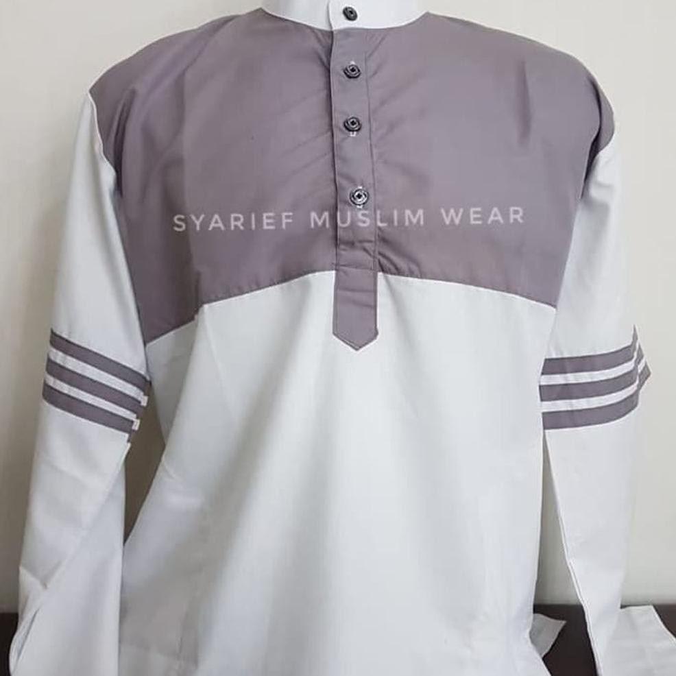 Koleksi Terbaru Baju Koko Lengan Panjang Zaweeya Warna