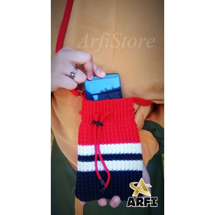 tas rajut mini serut