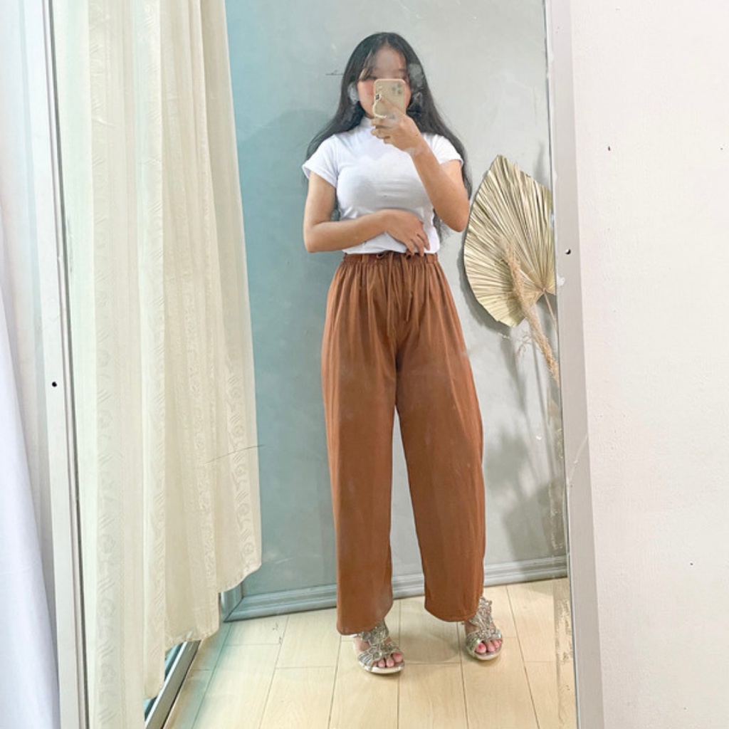 Celana Kulot Premium / Kulot BASIC Premium- Highwaist Kulot Palette 1, Kulot Basic pants Celana Wanita 