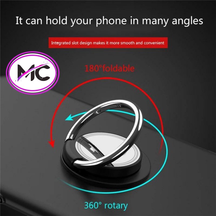 Iring Hp Smartphone Bulat Cincin IPad Android Iphone Ring Stand Holder Xiaomi Oppo Samsung Murah