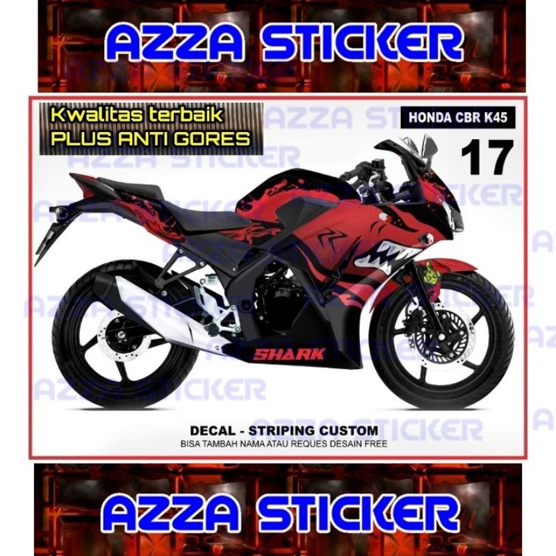 Sticker Striping Decal CBR150 K45 Full Body, Sticker Decal CBR150 K45 Full Body, Decal CBR150 K45 17