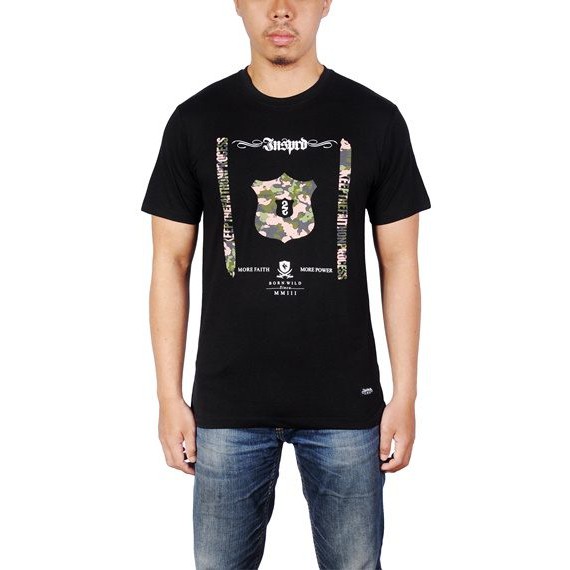 

Inspired27 Tshirt - Ms Fencecamo Bk 02/18