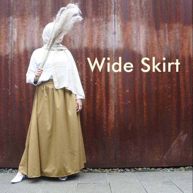 WIDE SKIRT | ROK KERJA | ROK KULIAH