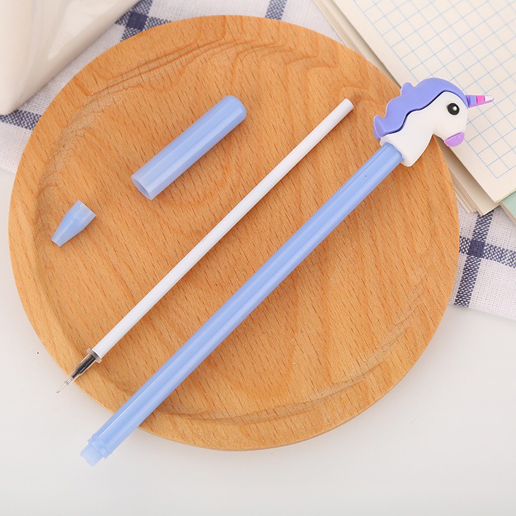 Stationary Polpen Pulpen Bulpen Bolpoin Bolpoint Pena Karakter Gel Lucu Motif Unicorn Alat Tulis Sekolah Kantor Murah GMALL ST0006