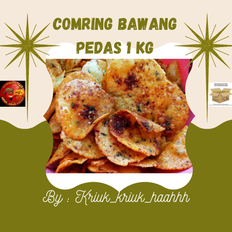 

Comring Bawang pedas 1kg / Gemblong pedas