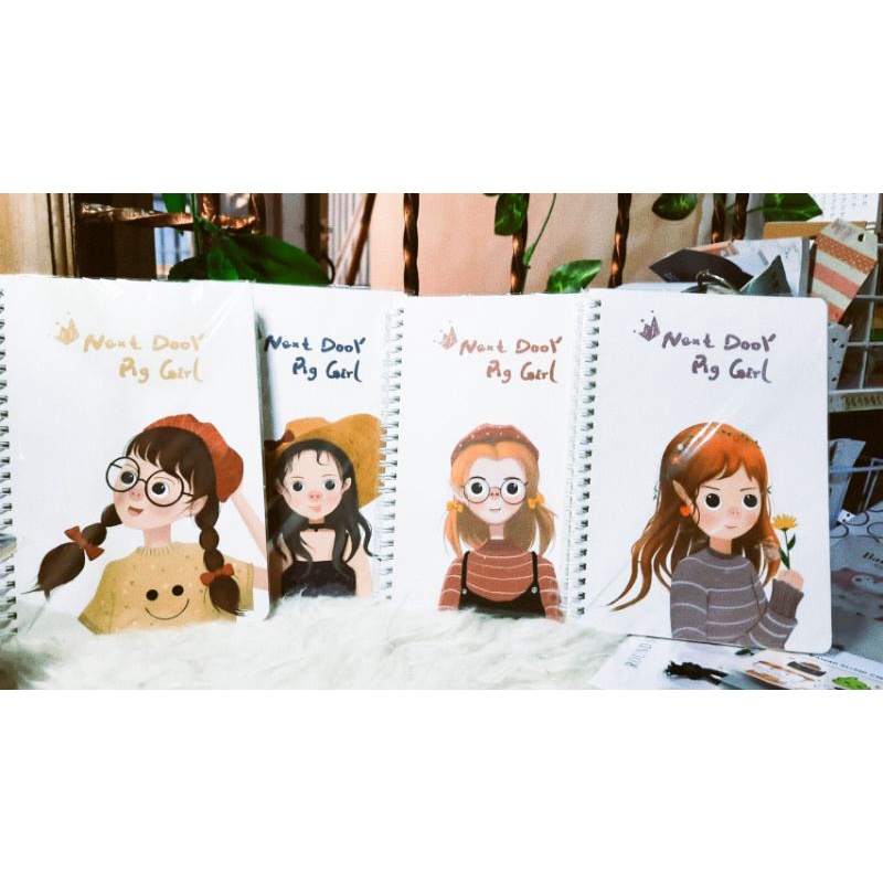 Buku notebook a5 diary book aesthetic cute girl journal murah